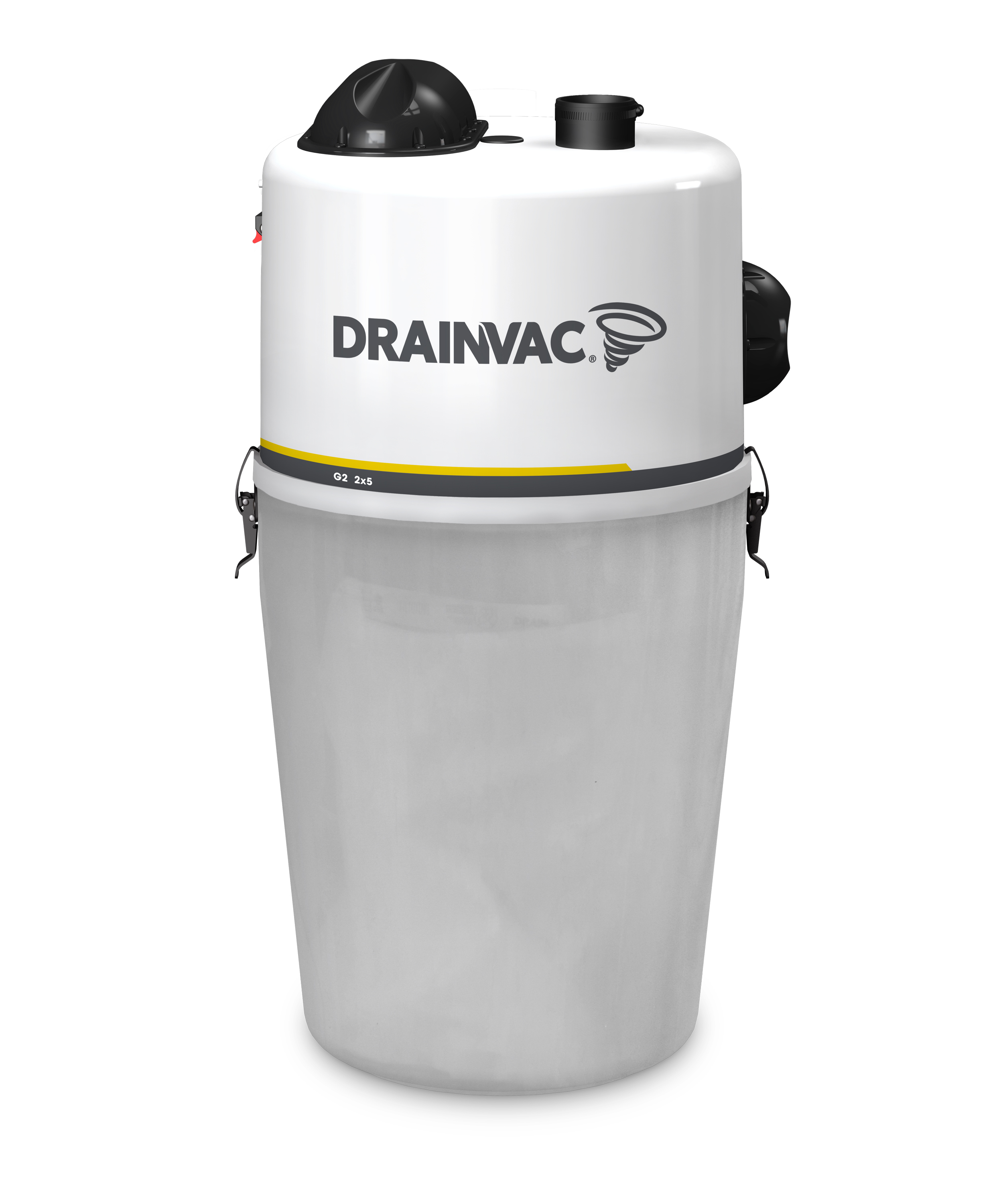 Centrale DRAINVAC G2E-2X5, 'Poussière' avec ou sans sac
