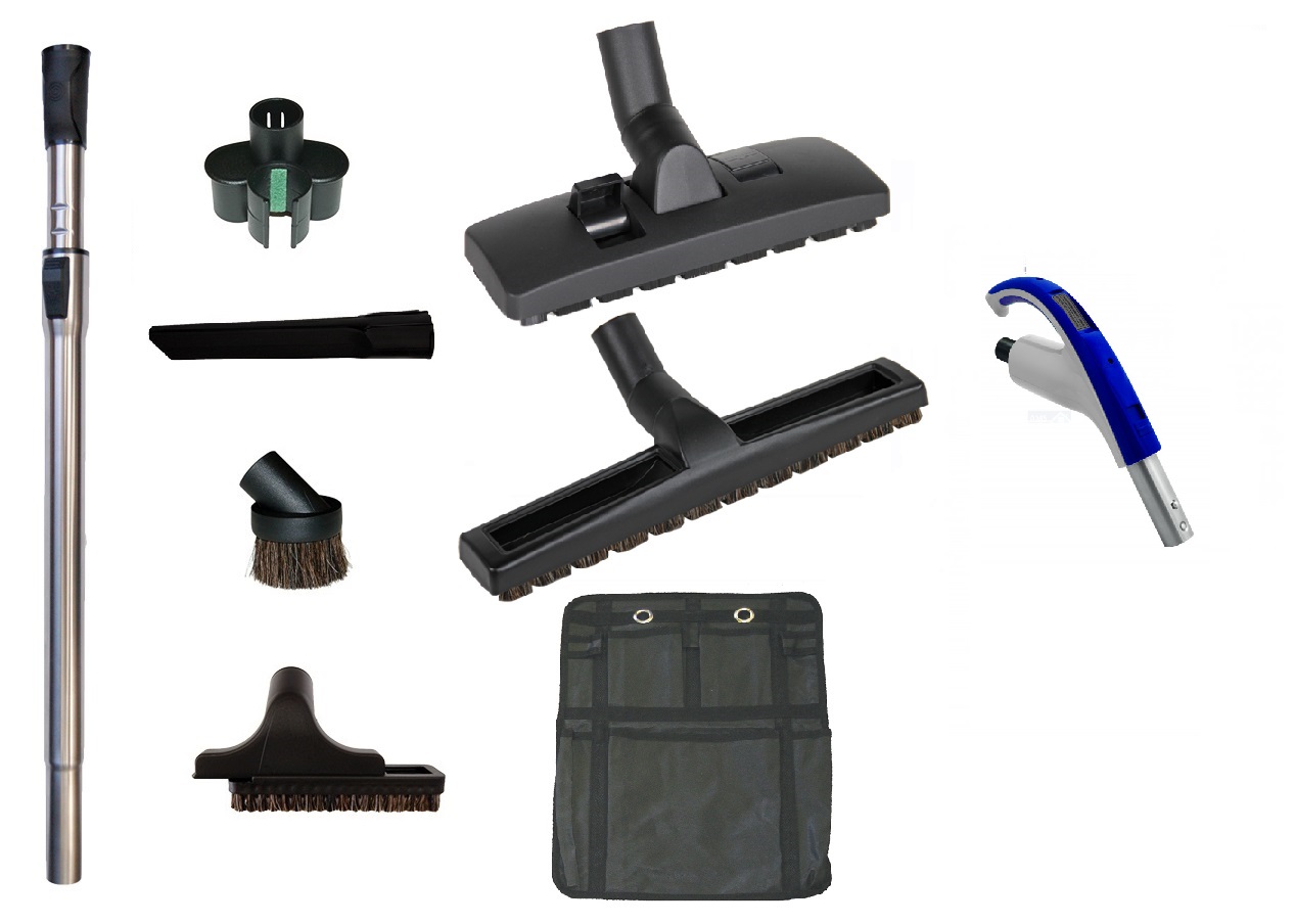 Set de nettoyage Premium DeLuxe 'Poussière' pour système Retraflex avec poignée sans bouton ON/OFF + accessoires