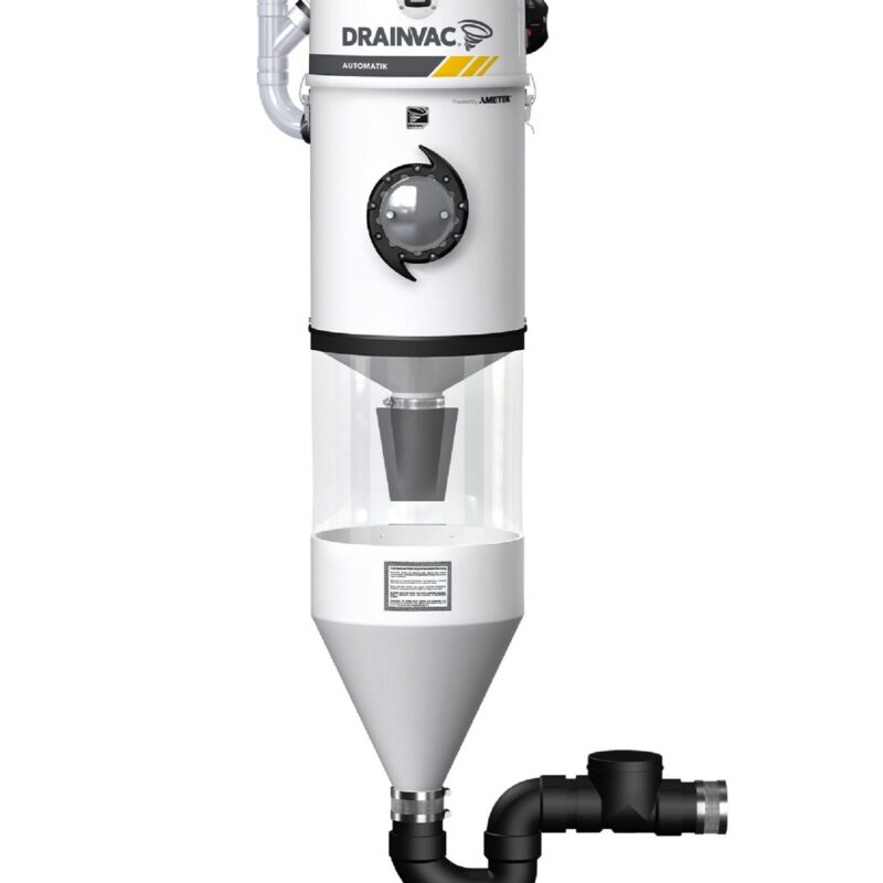 Centrale DRAINVAC DF2A31 Cuve Basse, Bi-moteur, 'Eau & Poussière', à vidange automatique